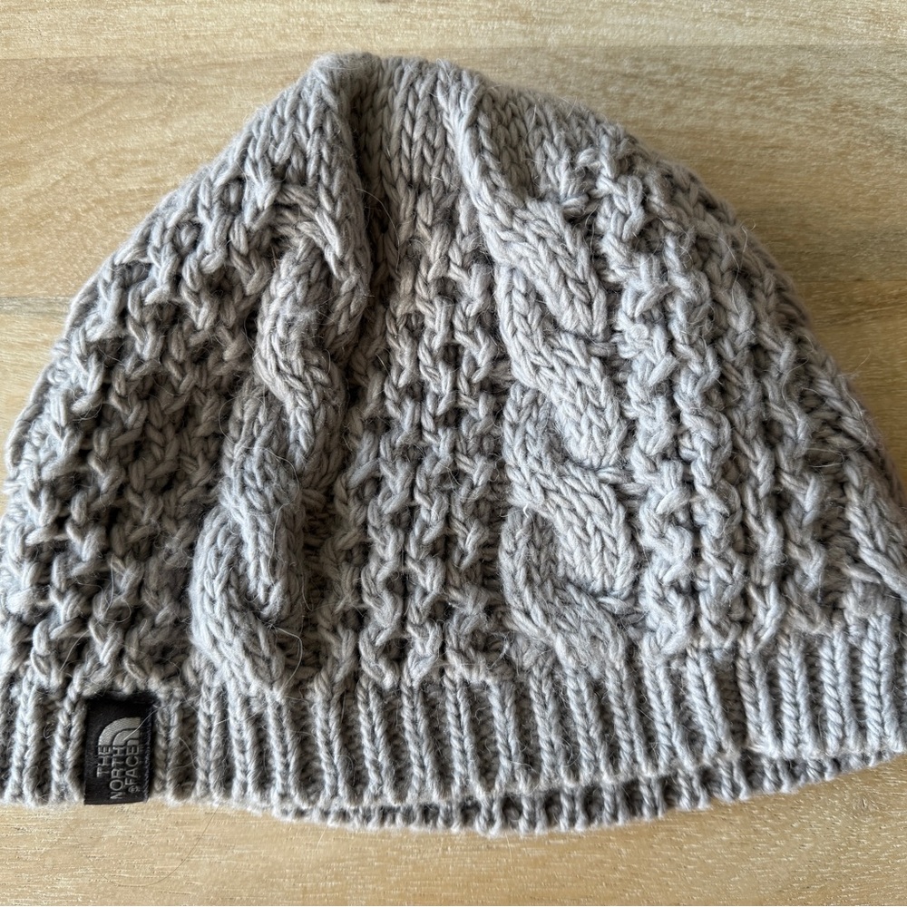 The North Face Gray Knit Beanie